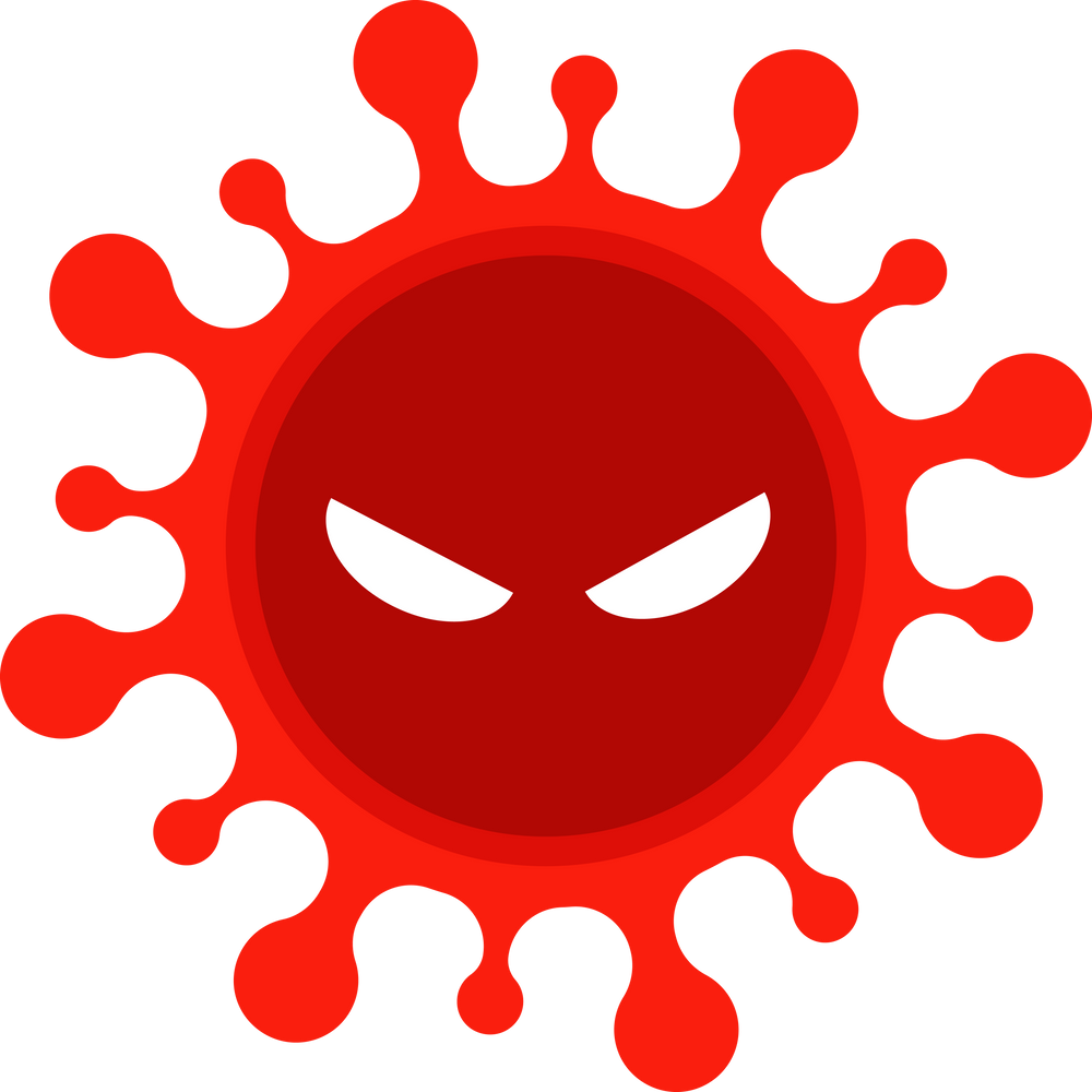 Red Virus Icon